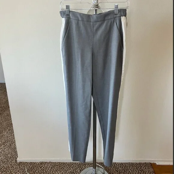 NWT ABERCROMBIE GREY SIDE STRIPE PULL-ON PANTS--WOMEN'S XS - Picture 6 of 10